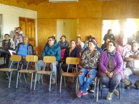 Reunión con algunos representantes de la comunidad de Punta Colorada – Proyecto Puquios.